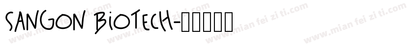 Sangon Biotech字体转换